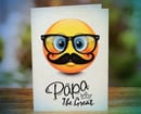 Papa the Great Emoji Card
