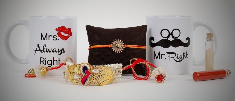 Personalized Moustache Mug Rakhi Personalized Moustache Mug Rakhi