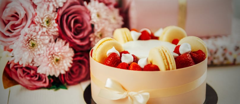 Pink Bunch Cookie Container Long Pink Bunch Cookie Container Long