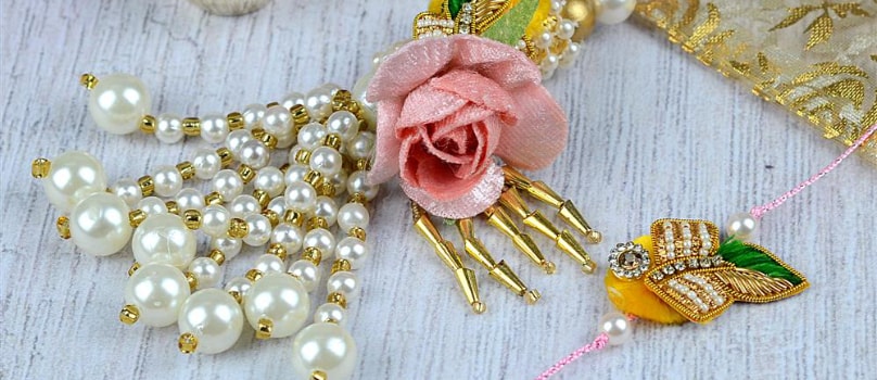 Pink Lumba Simple Rakhi Thread Pink Lumba Simple Rakhi Thread