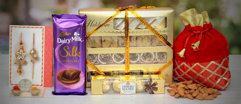 Rakhi Lumba Almond Choco Sweets Rakhi Lumba Almond Choco Sweets