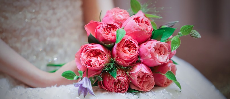 Rich Pink Brides Bouquet Rich Pink Brides Bouquet