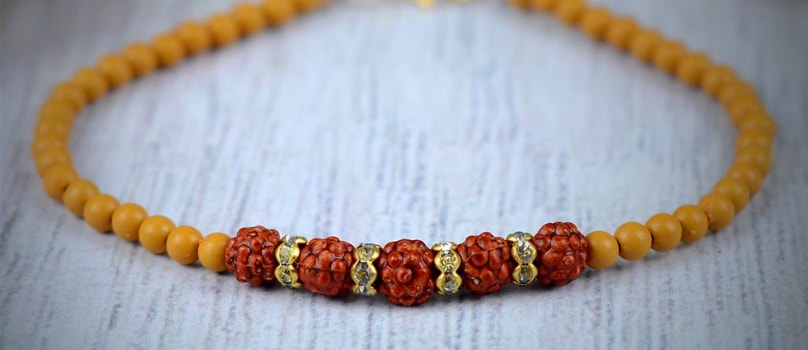 Rudraksh Rakhi Beads Rudraksh Rakhi Beads