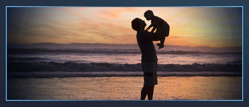 Seaside Fun Father Child Seaside Fun Father Child
