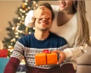 Surprise Gift Orange Box Couple