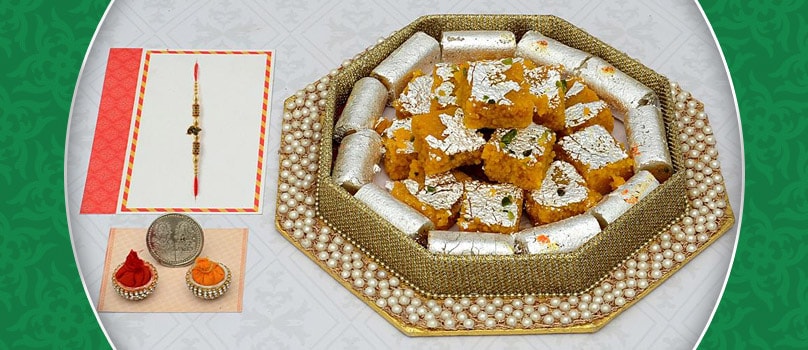 Mithai thalis on Rakhi Mithai thalis on Rakhi