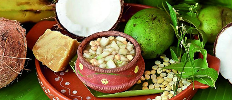 Ugadi meal platter Ugadi meal platter
