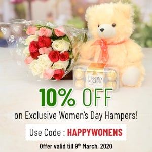 Deals | Get Flat 10% Off On Exclusive Women’s Day Hamper