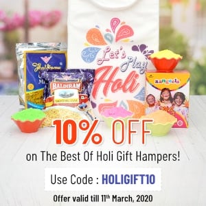 Deals | Get Flat 10% Off On The Best Of Holi Gift Hampers