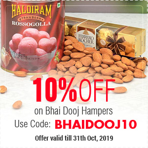 Deals | Get flat 10% off on Bhai Dooj Hampers