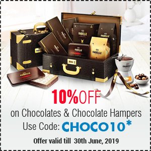 Deals | Get flat 10% off on Chocolates & Chocolate Hampers