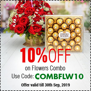 Deals | Get flat 10% off on Flowers Combo