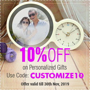 Deals | Get flat 10% off on Personalized Gifts