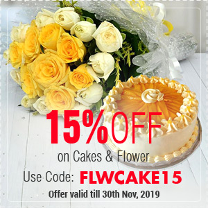 Deals | Get flat 15% off on Cakes & Flowers