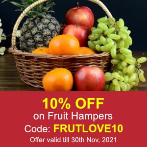 Deals | 10% off on Fruit Hampers.