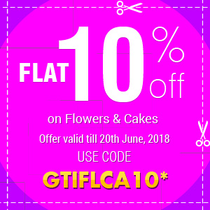 Deals | Get flat 10% off on Flowers & Cakes