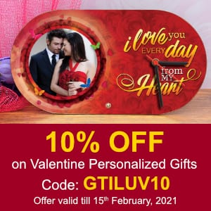Deals | 10% Off on Valentine Personalized Gifts