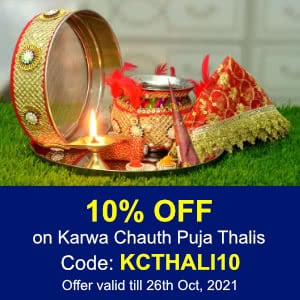 Deals | 10% Off on Karwa Chauth Puja Thalis.