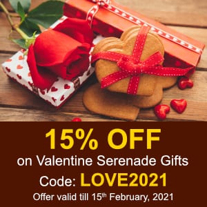 Deals | 15% Off on Valentine Serenade Gifts