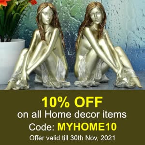 Deals | 10% off on Home Decor.
