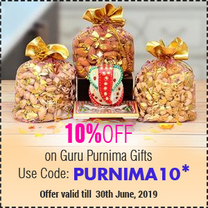 Deals | Get flat 10% off on Guru Purnima Gifts