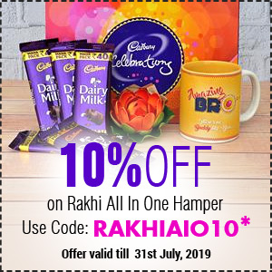 Deals | Get flat 10% off on Rakhi All In One Hamper