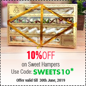 Deals | Get flat 10% off on Sweet Hampers