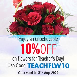 Deals | Enjoy an unbelievable 10% off on flowers for Teach