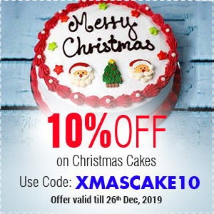 Deals | Get flat 10% off on Christmas Cakes