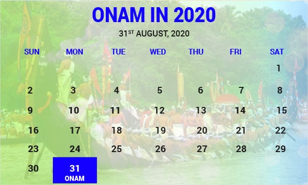 When Is Onam In 2020