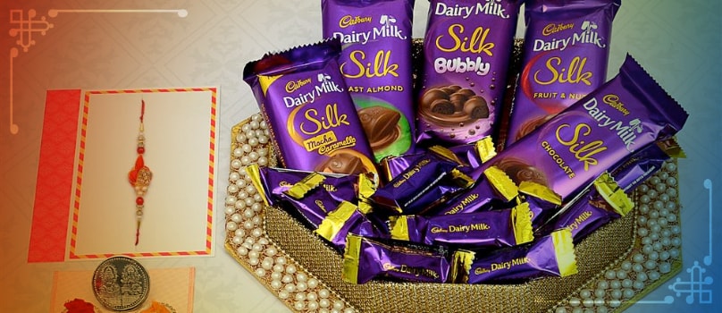 Choco Thali Rakhi Choco Thali Rakhi