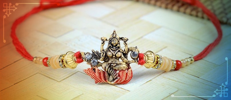 Designer Saraswati Rakhi Designer Saraswati Rakhi