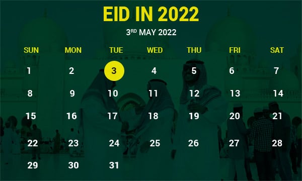 When is eid 2022