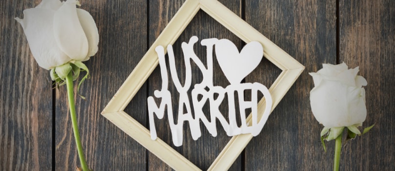 Just Married White Rose Just Married White Rose