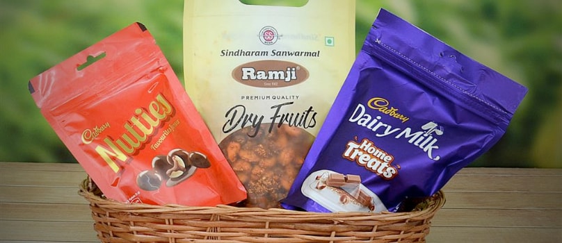 Nutty Choco Treats Basket Nutty Choco Treats Basket