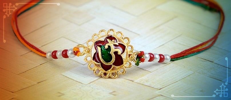 Om Emerald Rakhi Om Emerald Rakhi