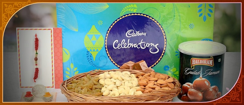 Rakhi Basket Combo Rakhi Basket Combo