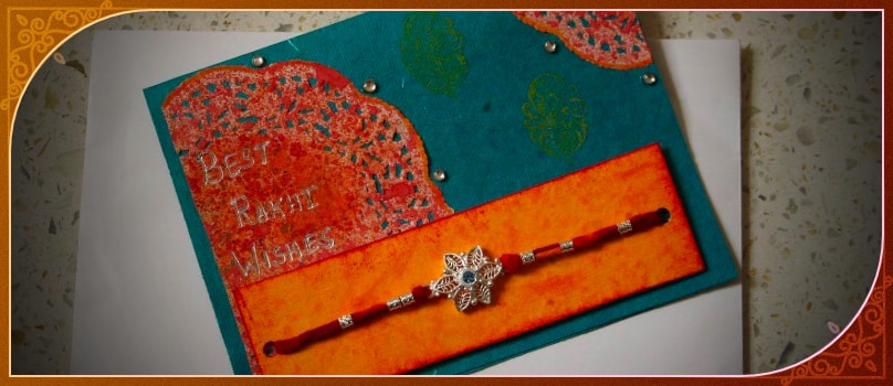 Creating A Handmade Card For Rakhi