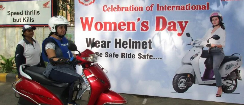 Unusual Women's Day Celebration By HMSI Unusual Women's Day Celebration By HMSI